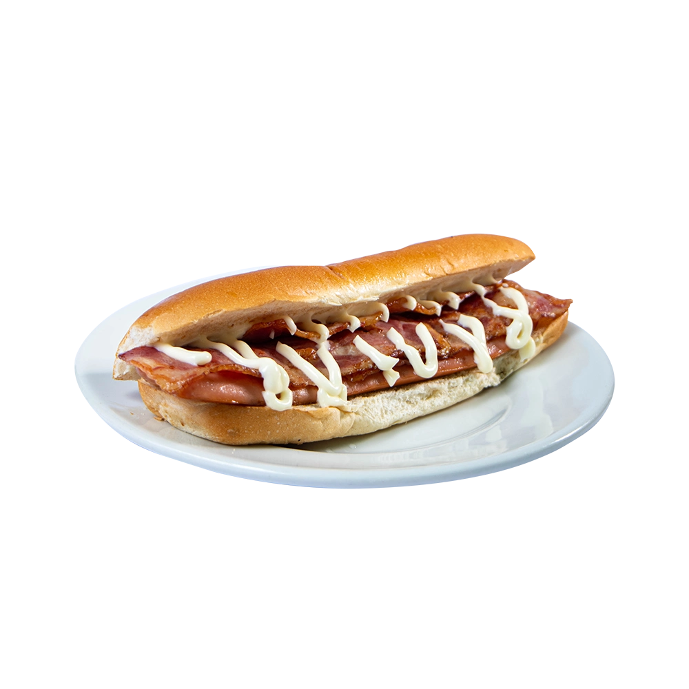 Hot Dog Kilométrico con Tocino