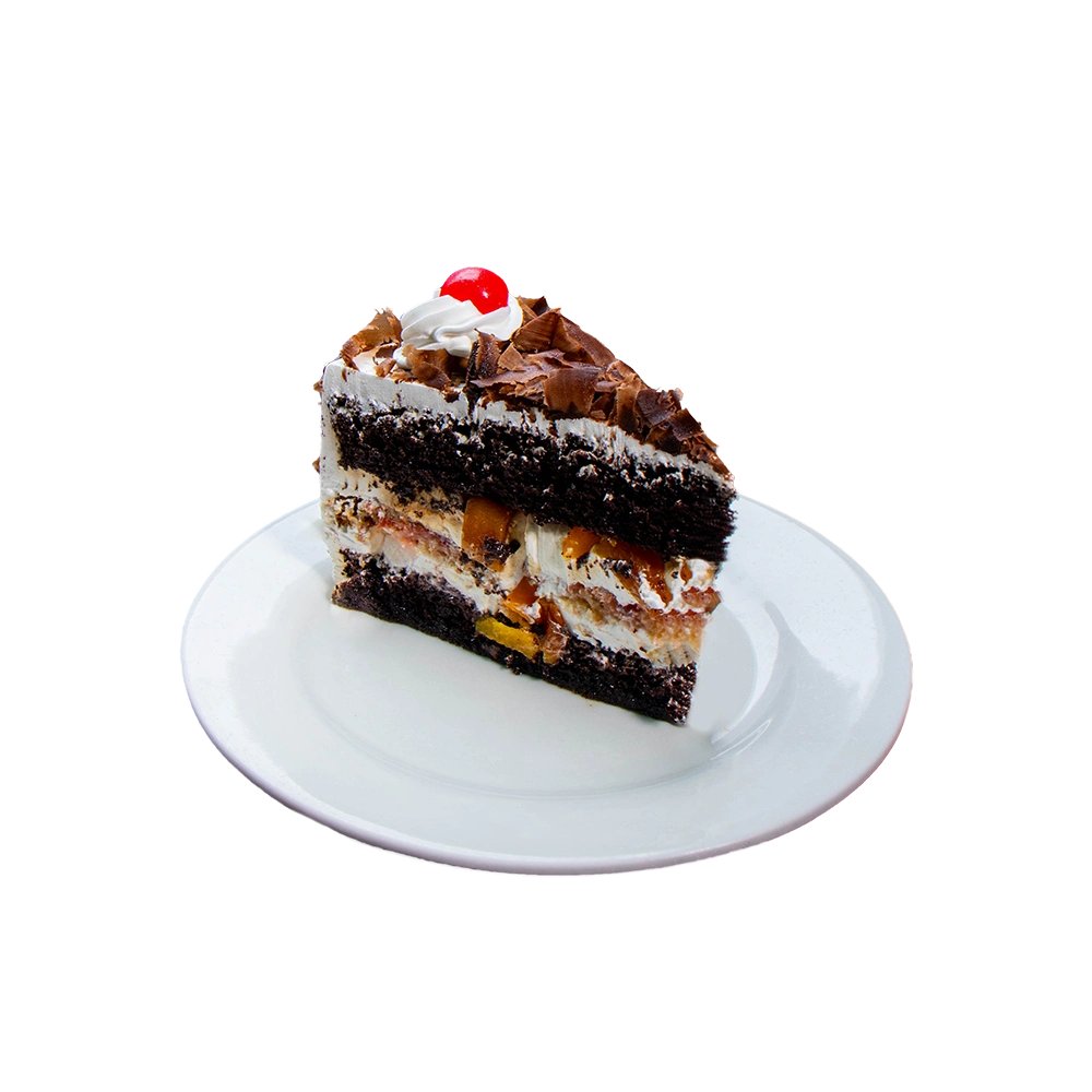 Porción de Torta Selva Negra