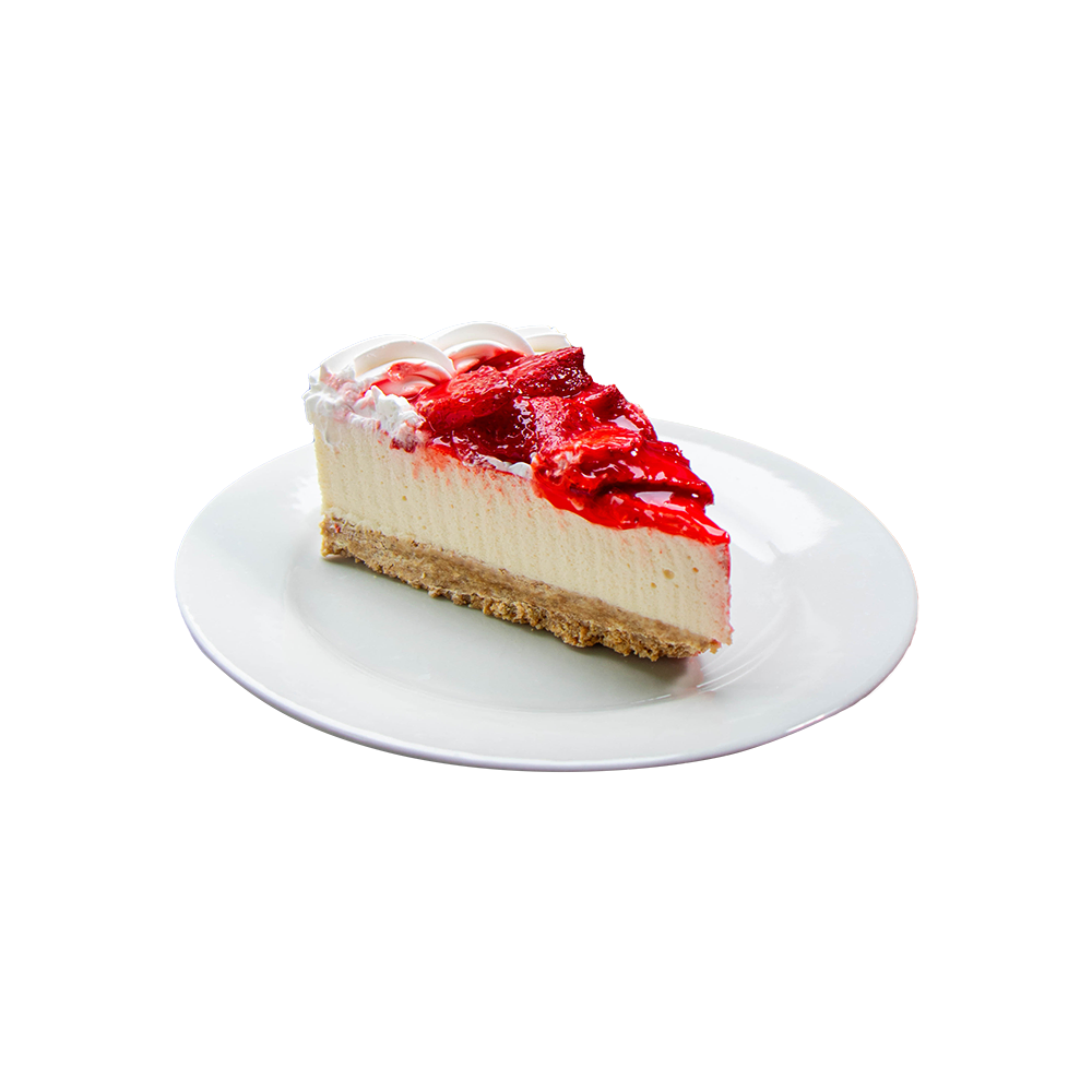 Porción de Cheescake de Fresa