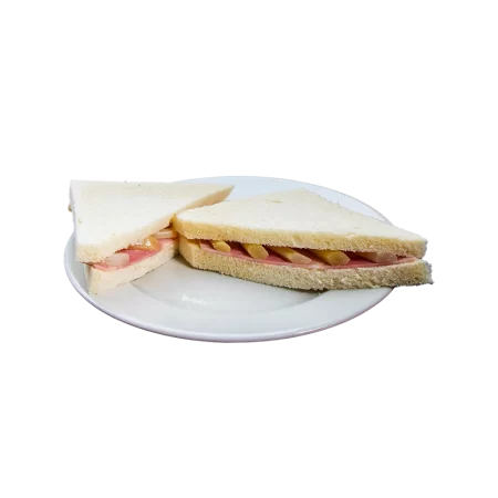 Sándwich de Jamón Inglés con Espárragos